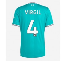 Liverpool Virgil van Dijk #4 Koszulka Trzecia 2025-26 Krótki Rękaw